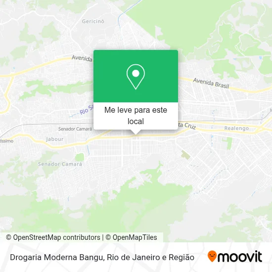 Drogaria Moderna Bangu mapa