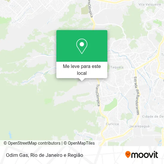 Odim Gas mapa