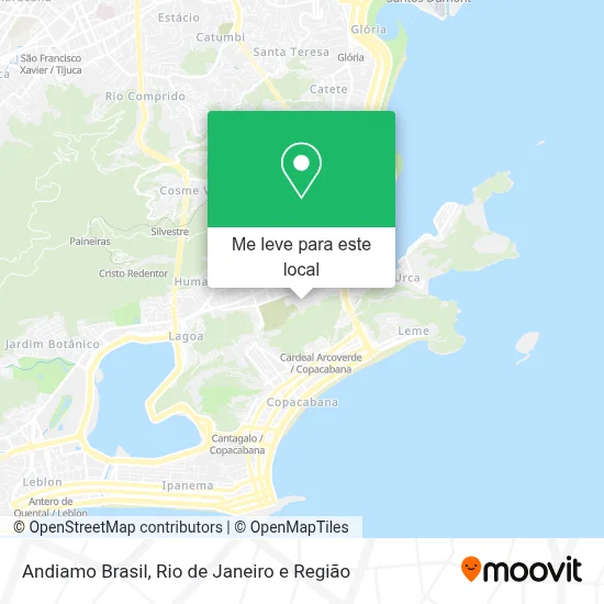 Andiamo Brasil mapa