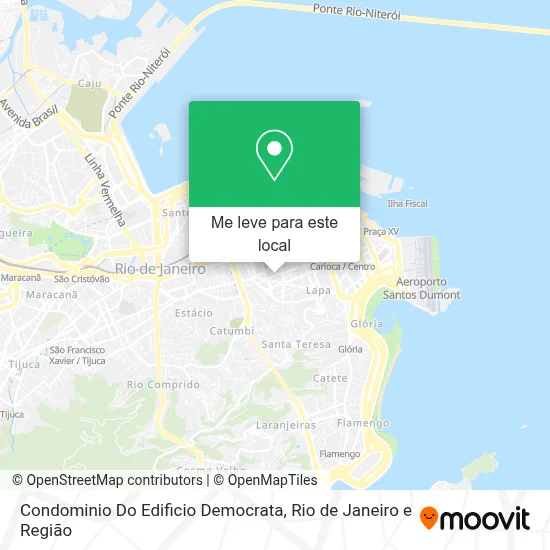 Condominio Do Edificio Democrata mapa