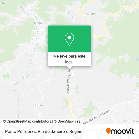Posto Petrobras mapa
