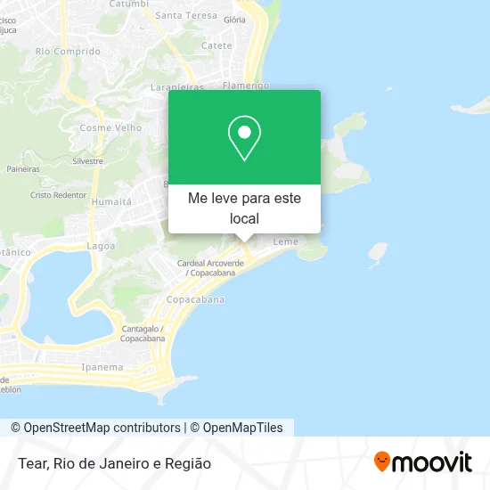 Tear mapa