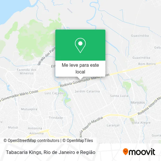 Tabacaria Kings mapa