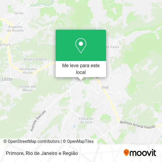 Primore mapa