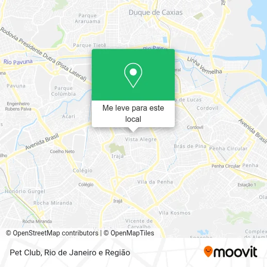 Pet Club mapa