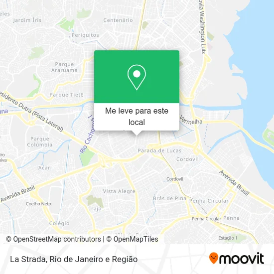 La Strada mapa