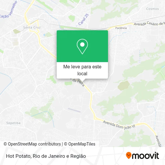 Hot Potato mapa