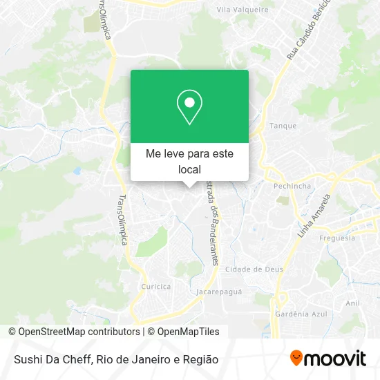 Sushi Da Cheff mapa