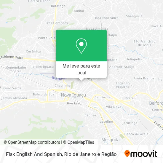 Fisk English And Spanish mapa