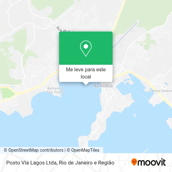 Posto Via Lagos Ltda mapa