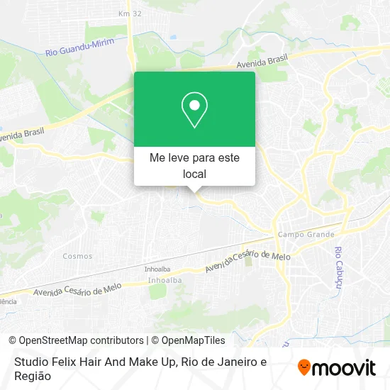 Studio Felix  Hair And Make Up mapa