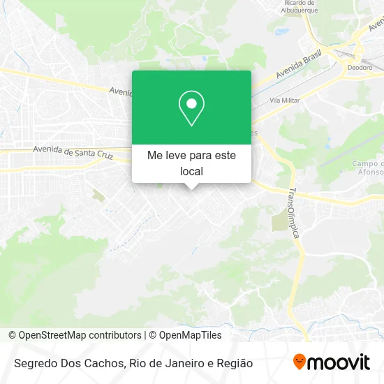 Segredo Dos Cachos mapa