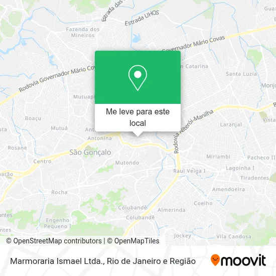 Marmoraria Ismael Ltda. mapa