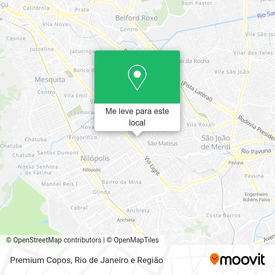 Premium Copos mapa
