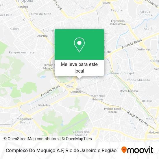 Complexo Do Muquiço A.F mapa