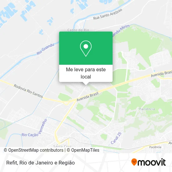 Refit mapa