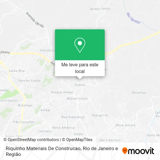 Riquinho Materiais De Construcao mapa