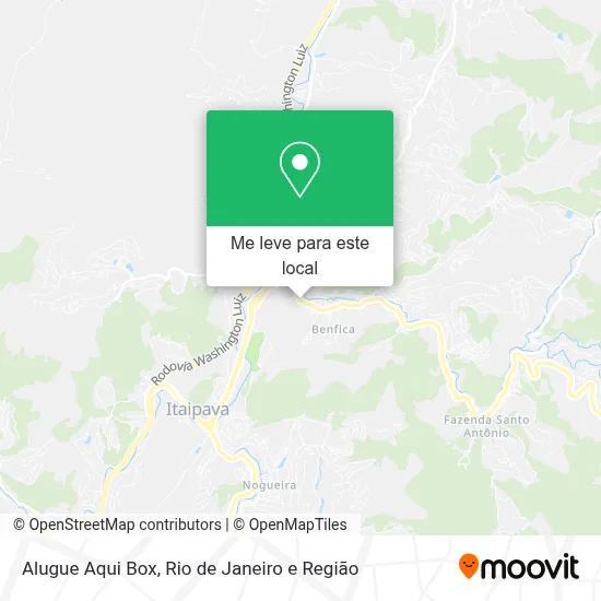 Alugue Aqui Box mapa