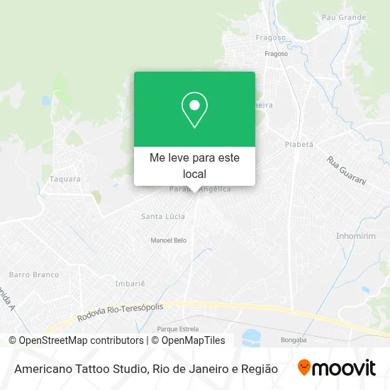 Americano Tattoo Studio mapa