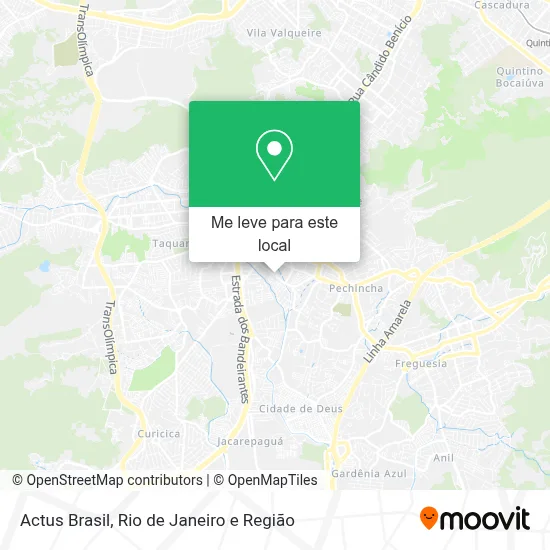 Actus Brasil mapa