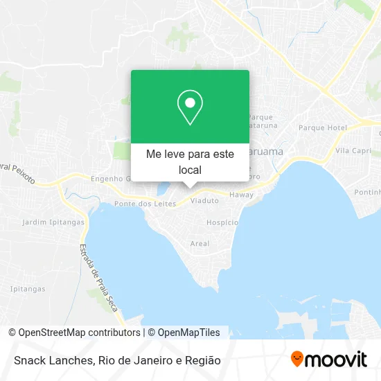 Snack Lanches mapa