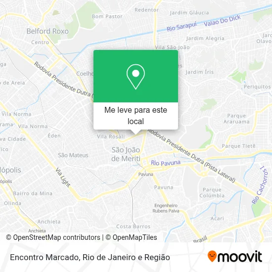 Encontro Marcado mapa