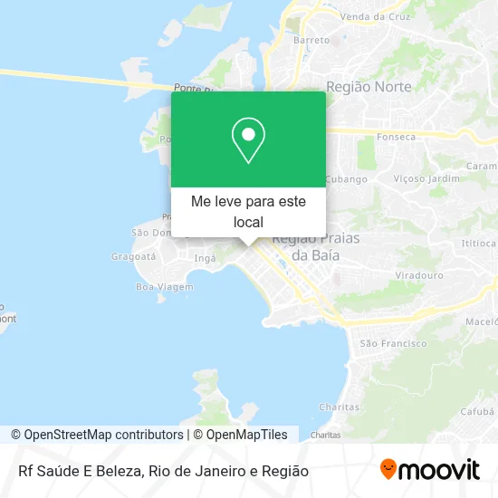 Rf Saúde E Beleza mapa