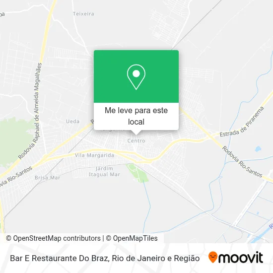 Bar E Restaurante Do Braz mapa