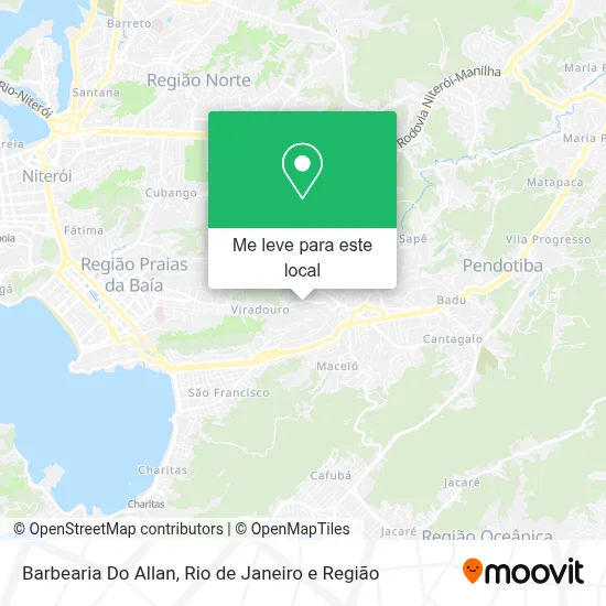 Barbearia Do Allan mapa