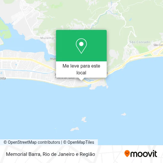 Memorial Barra mapa