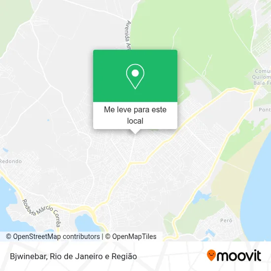 Bjwinebar mapa