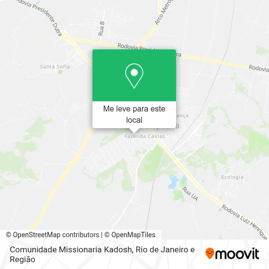 Comunidade Missionaria Kadosh mapa