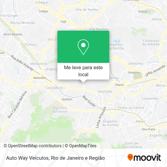Auto Way Veículos mapa