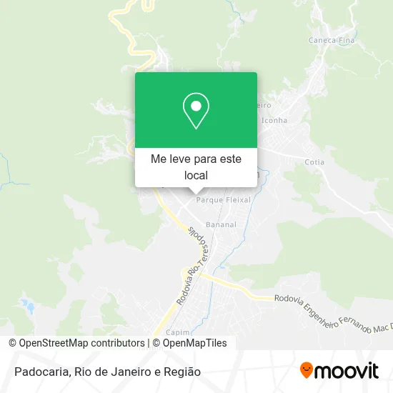 Padocaria mapa