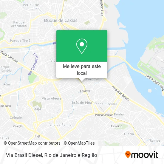 Via Brasil Diesel mapa