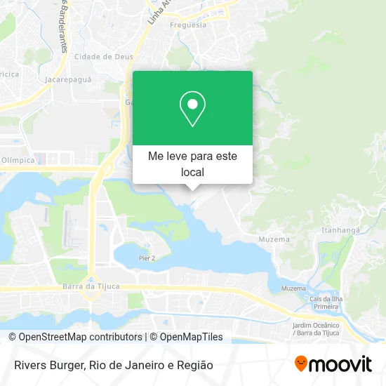 Rivers Burger mapa