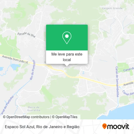 Espaco Sol Azul mapa