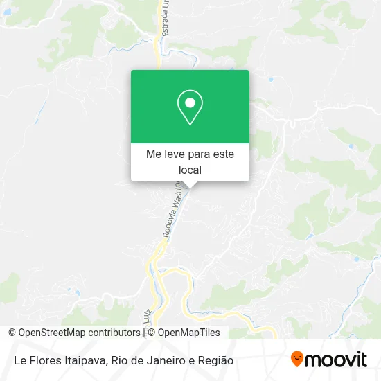 Le Flores Itaipava mapa