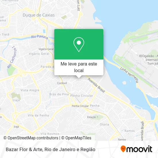 Bazar Flor & Arte mapa