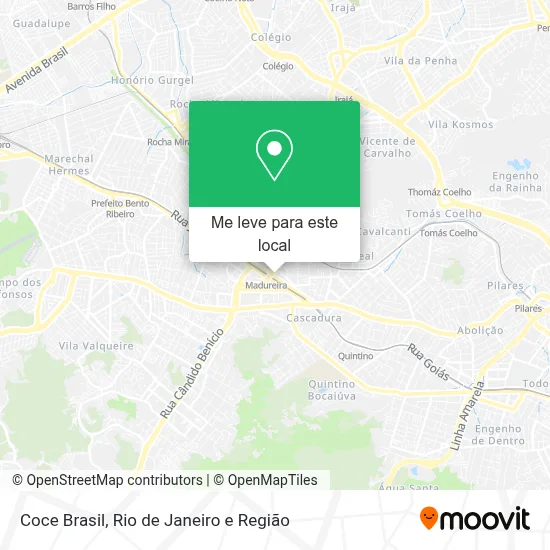 Coce Brasil mapa