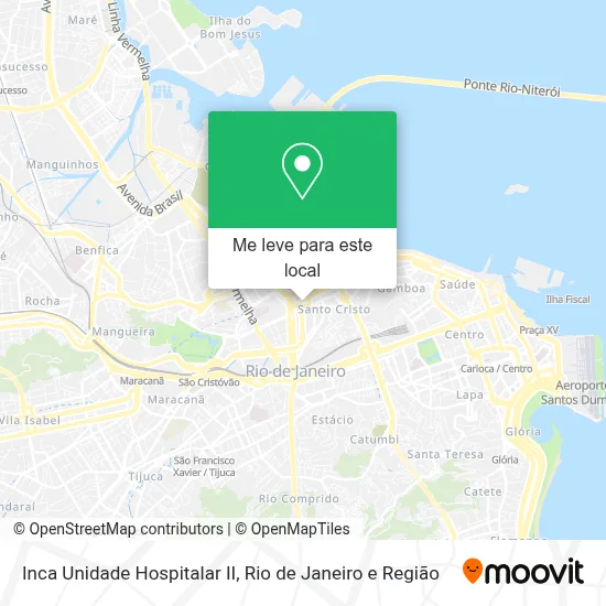 Inca Unidade Hospitalar II mapa