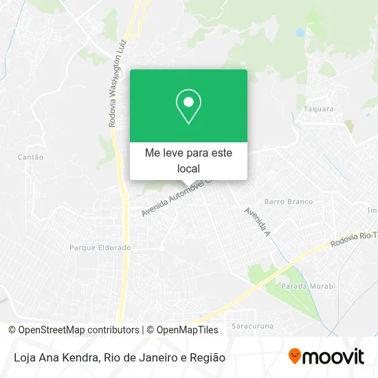 Loja Ana Kendra mapa