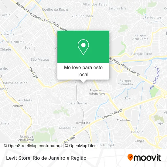 Levit Store mapa
