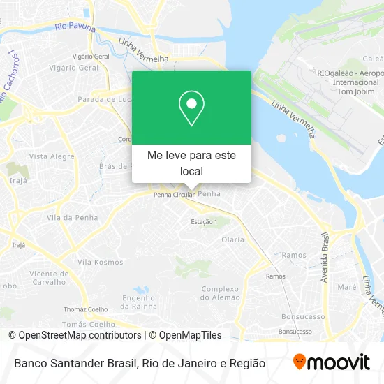 Banco Santander Brasil mapa