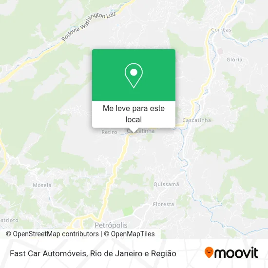 Fast Car Automóveis mapa