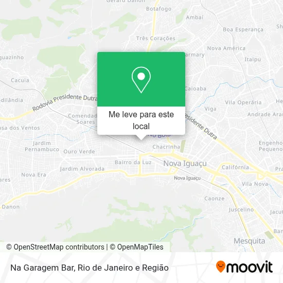 Na Garagem Bar mapa