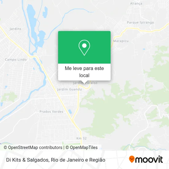 Di Kits & Salgados mapa