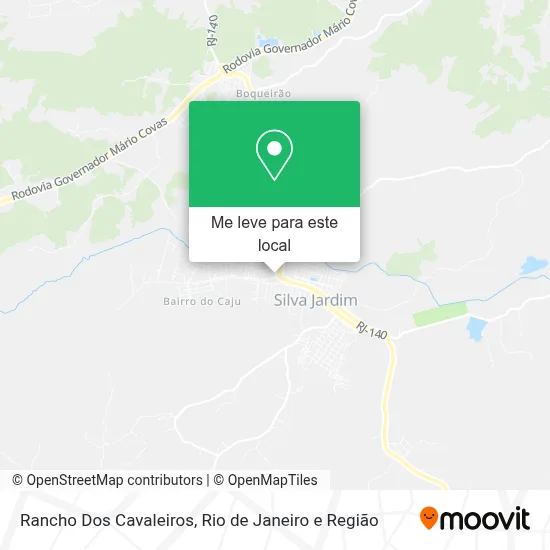 Rancho Dos Cavaleiros mapa