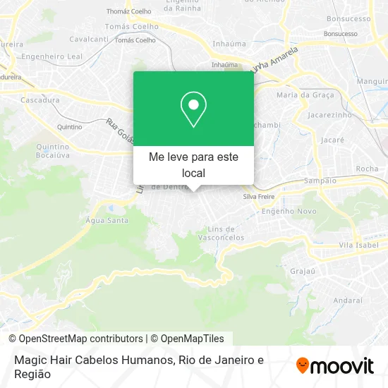 Magic Hair Cabelos Humanos mapa