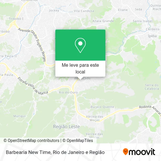 Barbearia New Time mapa